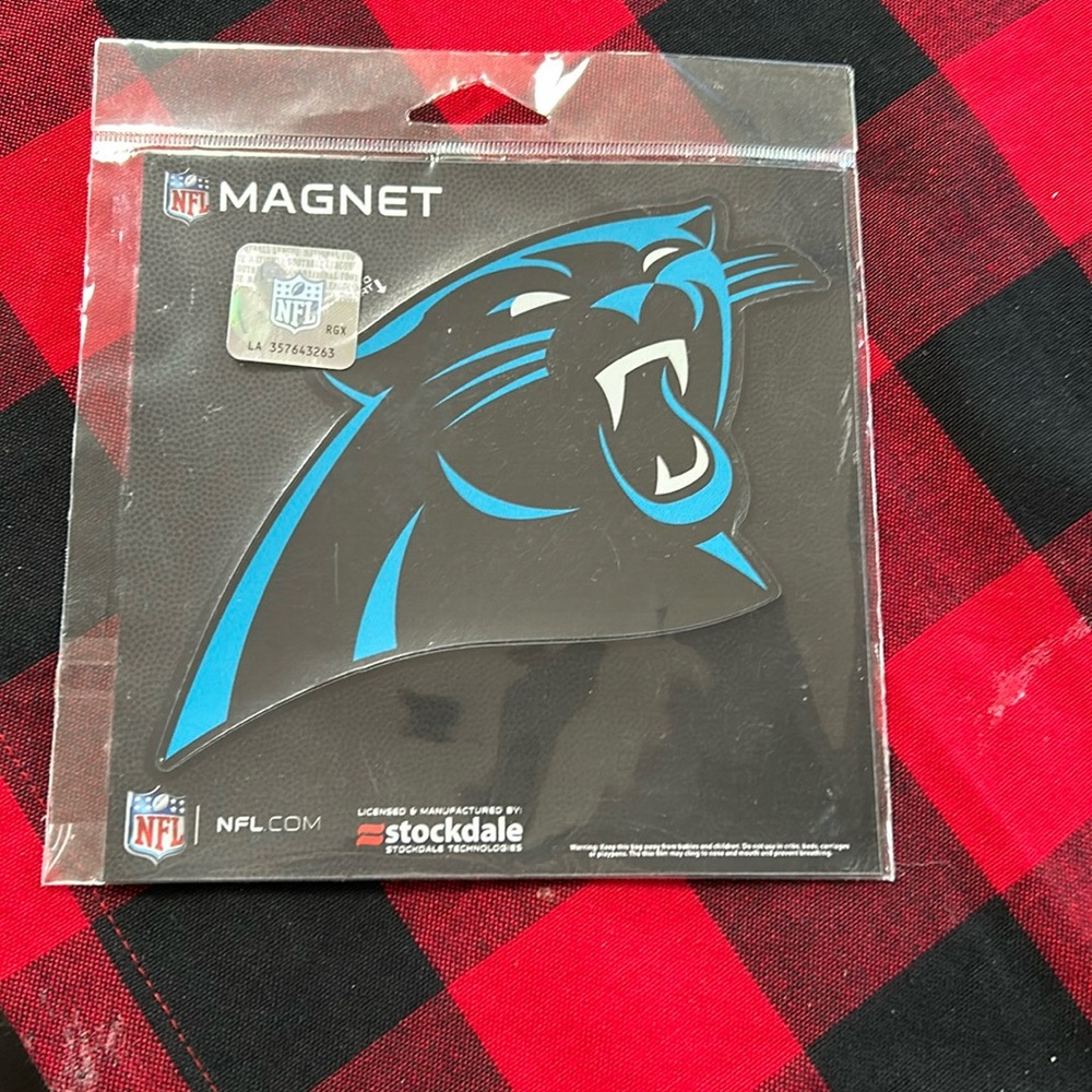 NEW Carolina Panthers Magnet